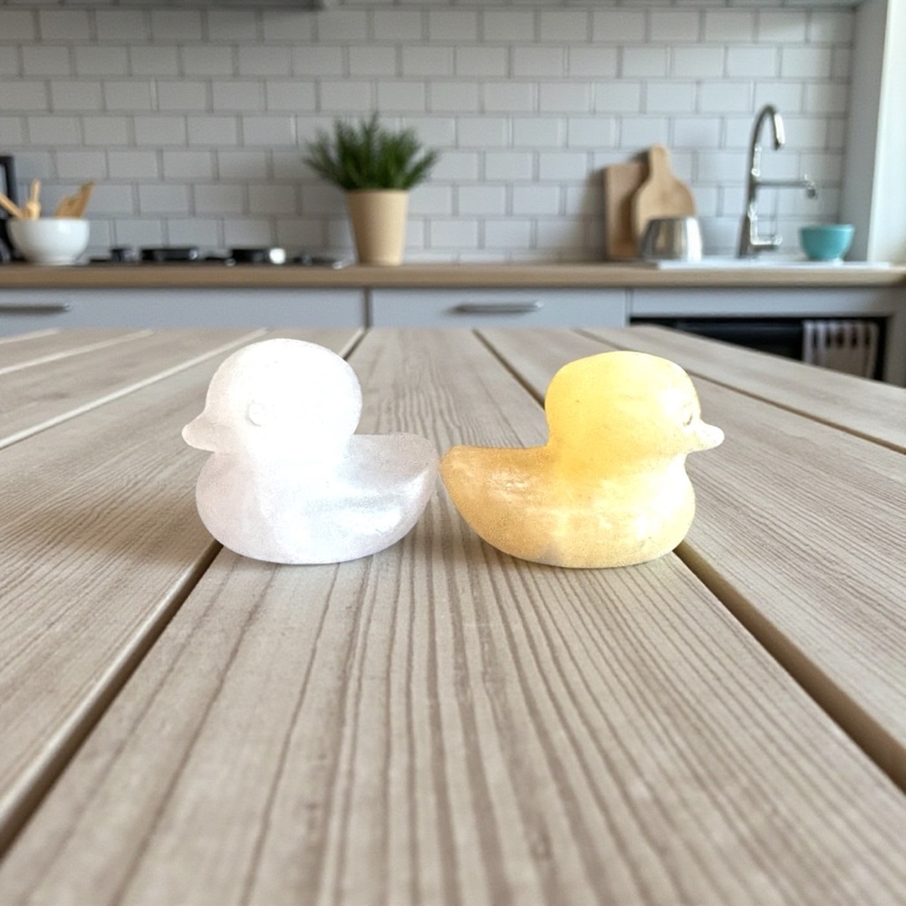 Crystal Duck Figurines